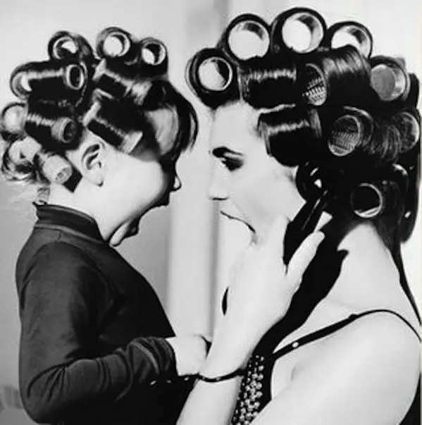 Mother daughter retro